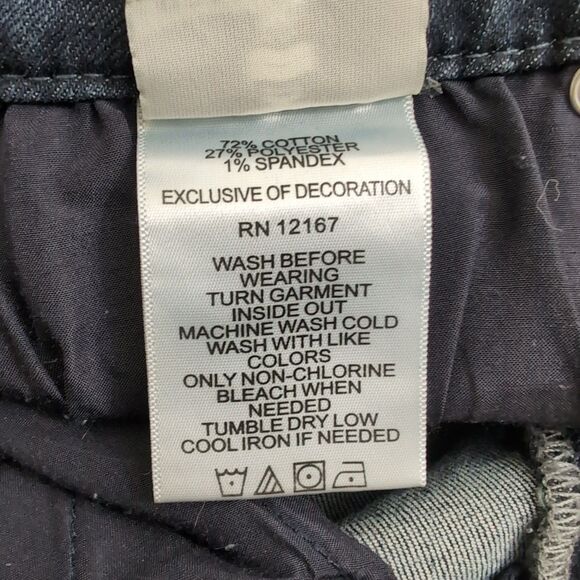 Laurie Felt Women 8 Dark Wash Mid Rise Classic Clean Ankle Skinny Jean - Picture 8 of 13